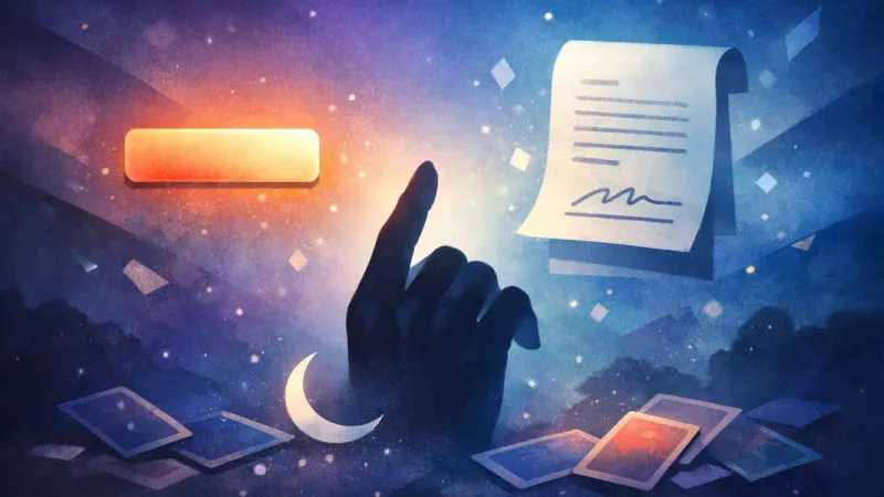 Deposit Due Monday, Offer PDF Open - Choosing a Reversible First Step