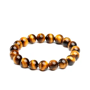 Natural Golden Tiger Eye Quartz Bracelet