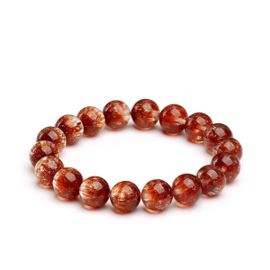 Natural Red Crystal Sunflower Super Seven Bracelet